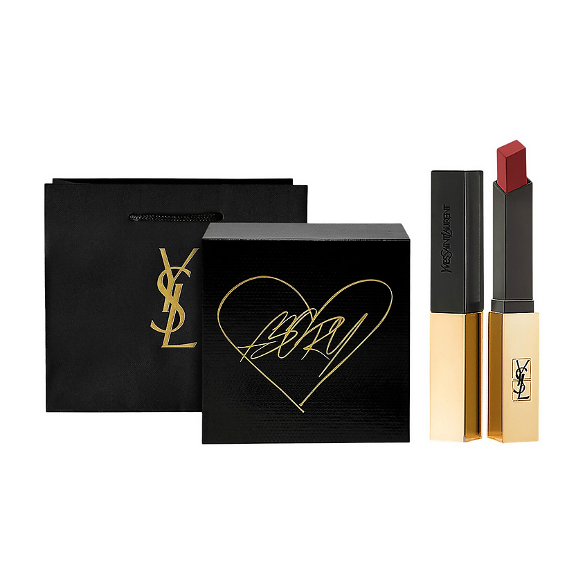 Изображение товара YVES SAINT LAURENT Подарочный набор с помадой YSL Black Gold Box, Помада №1966