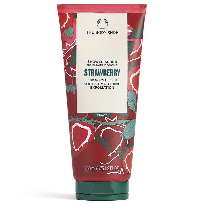 Изображение товара Отшелушивающий гель-скраб для душа Strawberry The Body Shop 200 мл