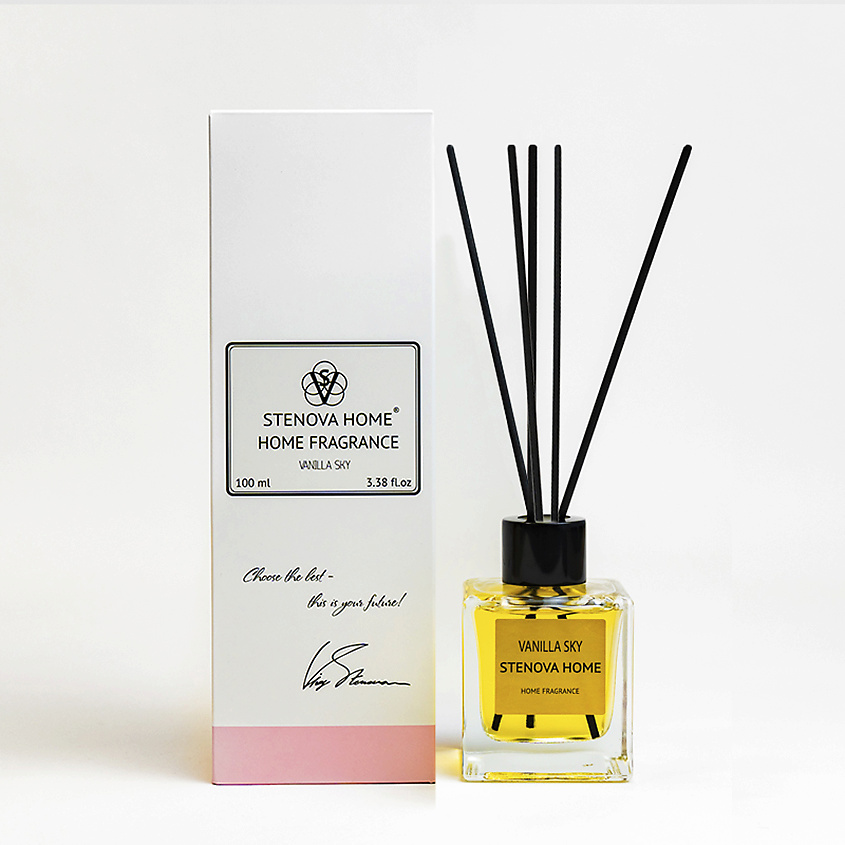 Изображение товара STENOVA HOME Аромадиффузор с палочками VANILLA SKY, 100 мл