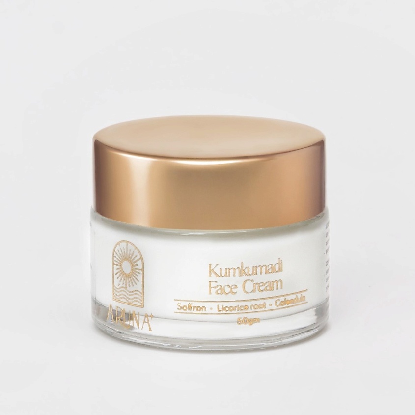 Изображение товара Крем для лица ARUNA Кумкумади увлажняющий осветляющий 50 г натуральный органический