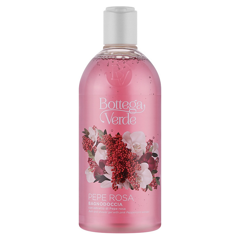 Изображение товара Пена для ванны Bottega Verde Pepe Rosa Pepe Rosa Экстракты розового перца и ванили