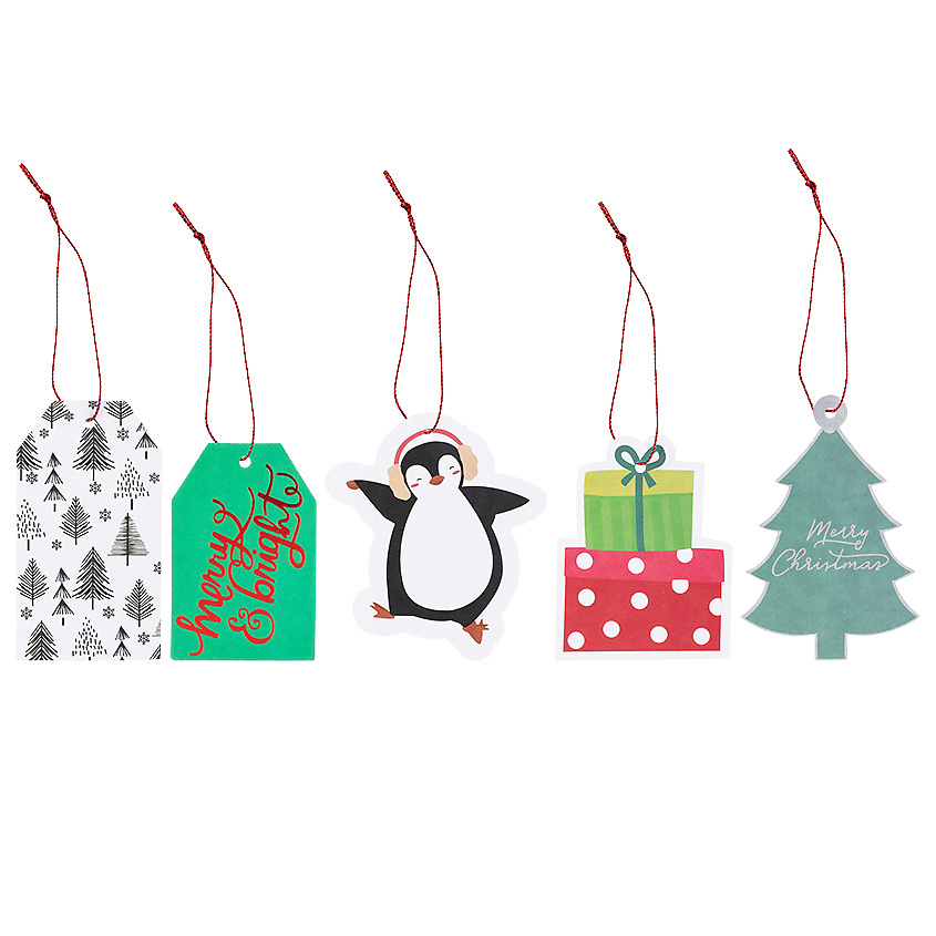 Изображение товара TWINKLE Набор ярлыков для упаковки "Merry & Bright", 10 шт.