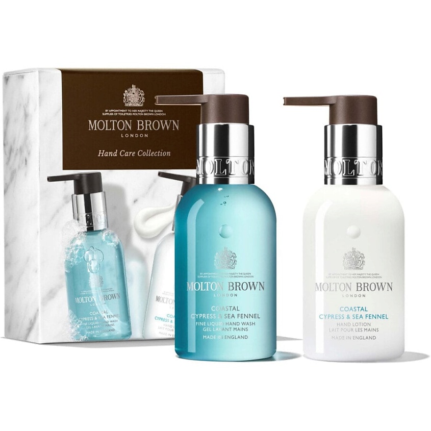Изображение товара MOLTON BROWN Набор для душа Coastal Cypress & Sea Fennel Hand Duo, 100мл;100мл