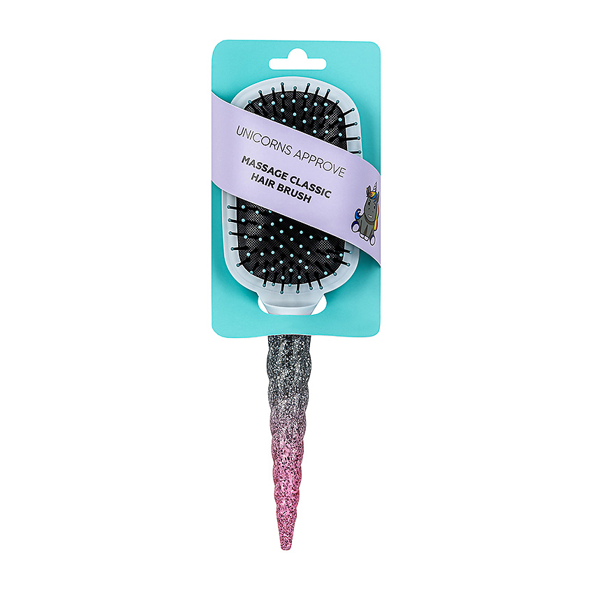 Изображение товара Щетка для волос UNICORNS APPROVE массажная классическая
