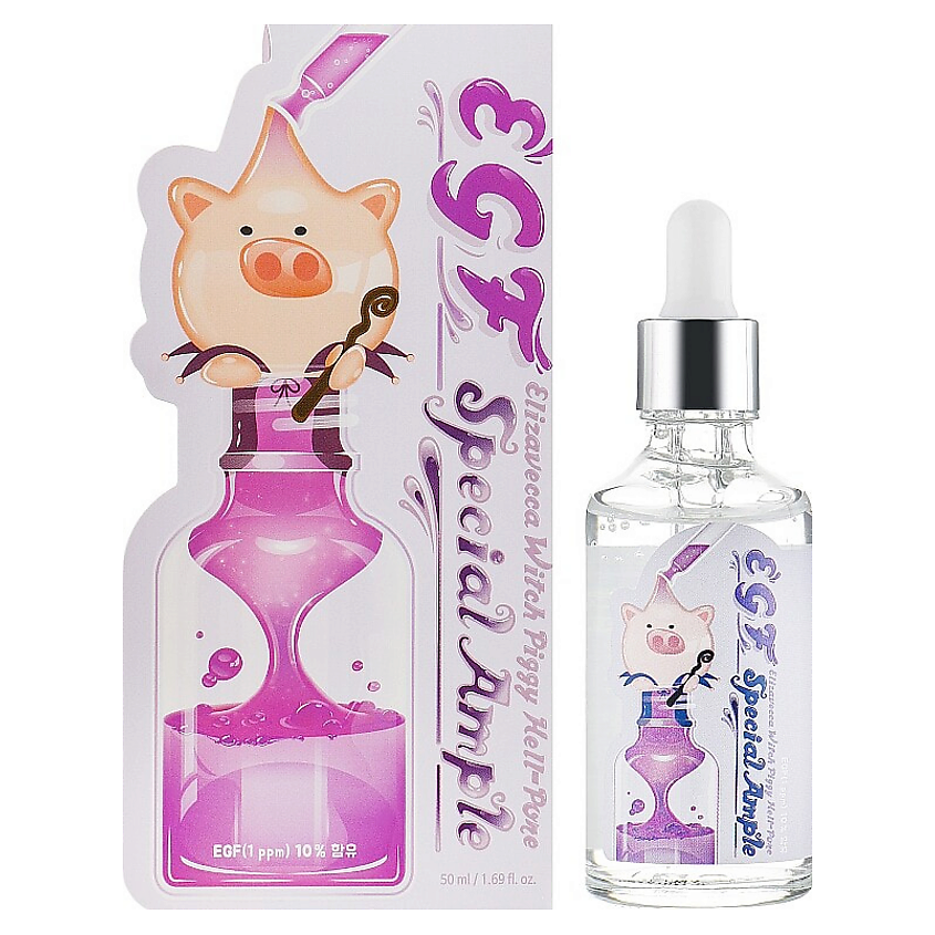 Изображение товара ELIZAVECCA Сыворотка для лица Witch Piggy Hell-Pore EGF Special Ample, 50 мл