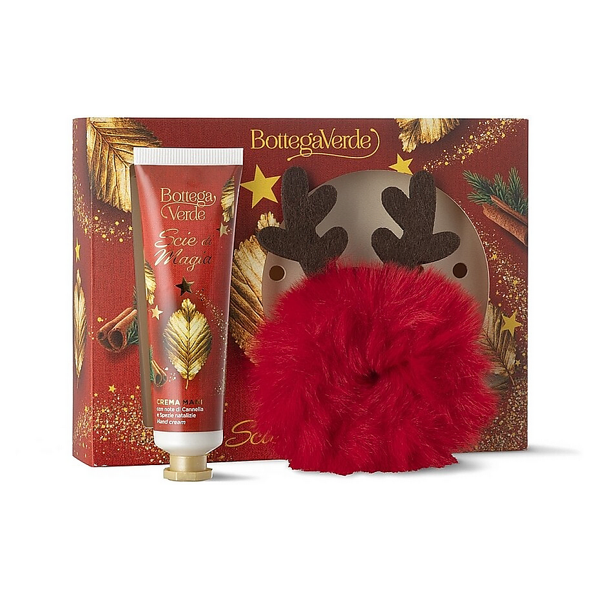 Изображение товара BOTTEGA VERDE Подарочный набор Scie Di Magia: Крем для рук + Резинка для волос, 30 мл + 1 шт.