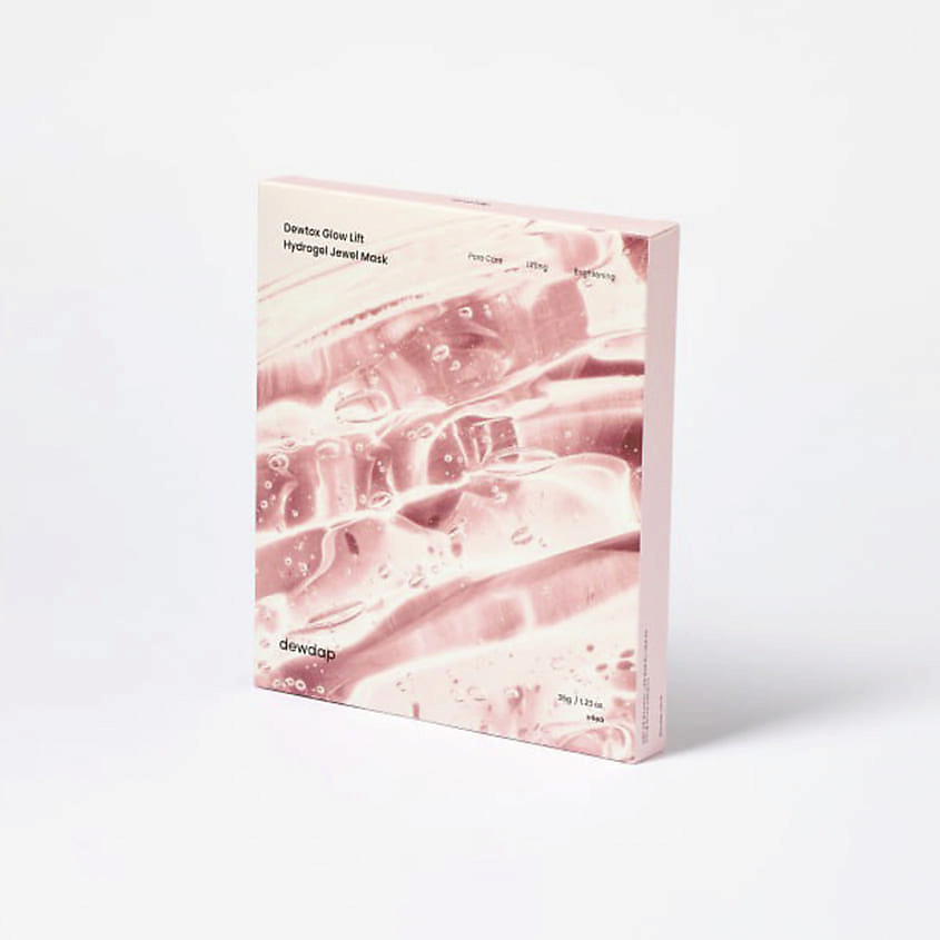 Изображение товара Маска для лица гидрогелевая DEWTOX GLOW LIFT для омоложения и увлажнения
