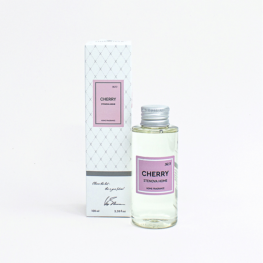 Изображение товара Наполнитель для диффузора №53 CHERRY объем 100 мл STENOVA HOME