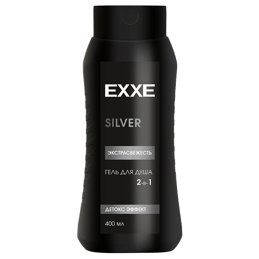 Изображение товара EXXE Гель для душа MEN SILVER 2 в 1 Экстрасвежесть для мужчин 400 мл