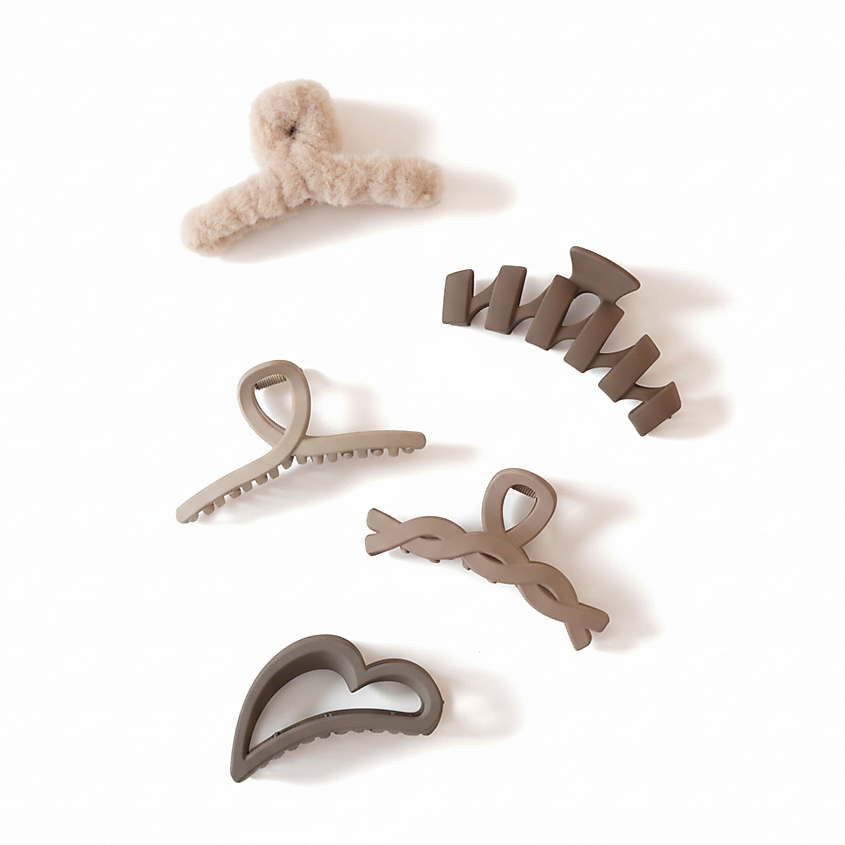 Изображение товара VIBERIA Крабики для волос, набор 5 шт, в упаковке 5 шт.