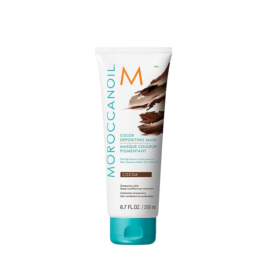 Изображение товара Маска оттеночная Moroccanoil для волос Cocoa, временное окрашивание и уход