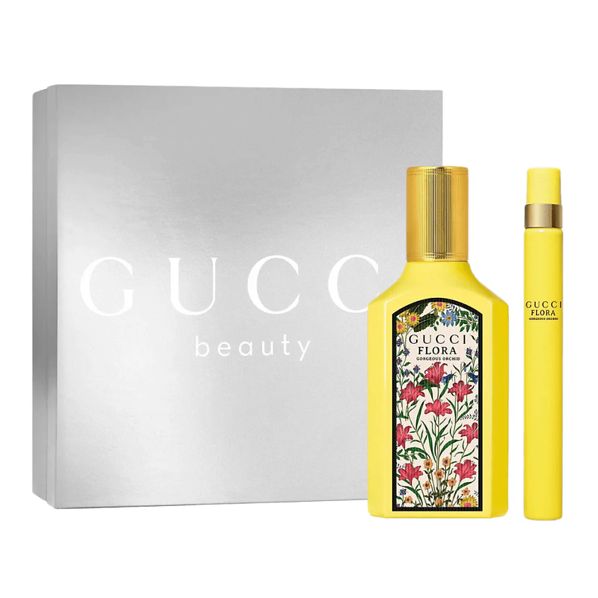 Изображение товара Набор Gucci Flora Gorgeous Orchid парфюмерная вода 50 мл + travel-спрей 10 мл