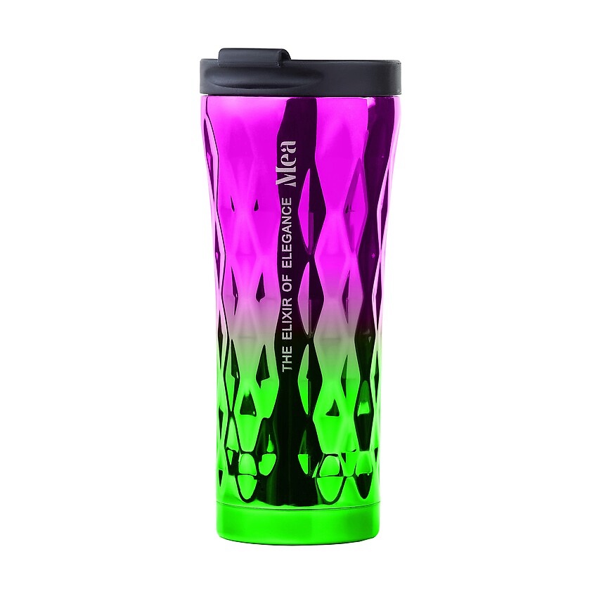 Изображение товара Стильная термокружка Лазурная 500 мл из нержавеющей стали с крышкой полипропилен