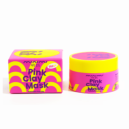 

MINIMI Очищающая маска для лица из розовой глины 50, Очищающая маска для лица из розовой глины