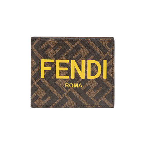 

FENDI Мужской кошелек Logoed Fabric Wallet, Мужской кошелек Logoed Fabric Wallet