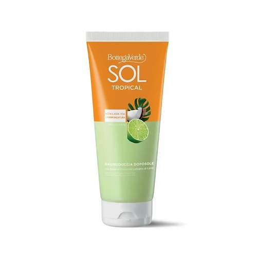

BOTTEGA VERDE Гель для душа после загара с экстрактами кокоса и лайма Sol Tropical Coconut & Lime Aftersun Bath & Shower Gel 200, Гель для душа после загара с экстрактами кокоса и лайма Sol Tropical Coconut & Lime Aftersun Bath & Shower Gel