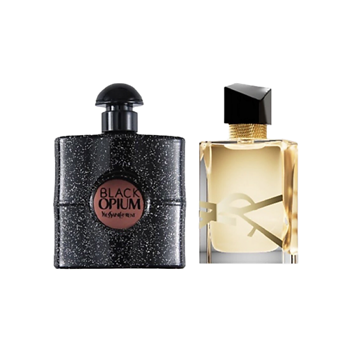 

YVES SAINT LAURENT Набор миниатюр парфюмерной воды: Libre + Black Opium, Набор миниатюр парфюмерной воды: Libre + Black Opium