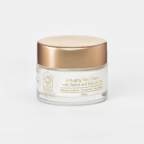 

ARUNA Антивозрастной крем для лица с Ретинолом и Бакучиол 50, Антивозрастной крем для лица с Ретинолом и Бакучиол