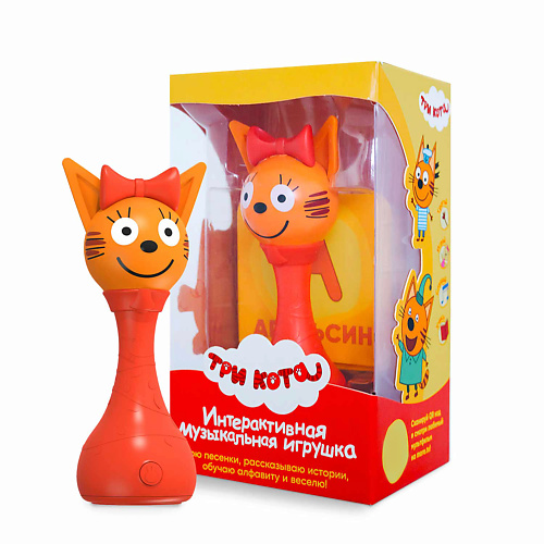 

ALILO Интерактивная музыкальная игрушка Три кота. Карамелька. Белый шум, ночник, песенки, Интерактивная музыкальная игрушка Три кота. Карамелька. Белый шум, ночник, песенки