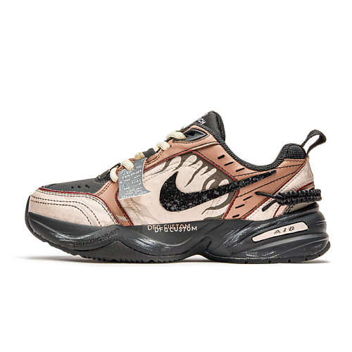 

NIKE Кроссовки Air Monarch 4 Chunky Sneakers Unisex Low top Brown/Black, Кроссовки Air Monarch 4 Chunky Sneakers Unisex Low top Brown/Black