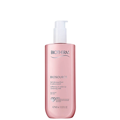 Молочко для снятия макияжа BIOTHERM Смягчающее очищающее молочко Biosource Softening для сухой кожи
