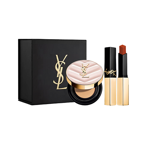 

YVES SAINT LAURENT Помада Rouge Pur Couture The Slim Matte + Кушон Touche Eclat Glow-Pact, Помада Rouge Pur Couture The Slim Matte + Кушон Touche Eclat Glow-Pact