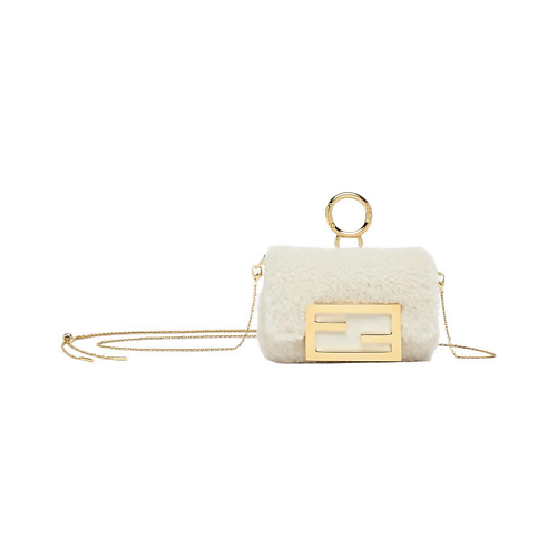 

FENDI Мини-сумка женская Nano Baguette, Мини-сумка женская Nano Baguette