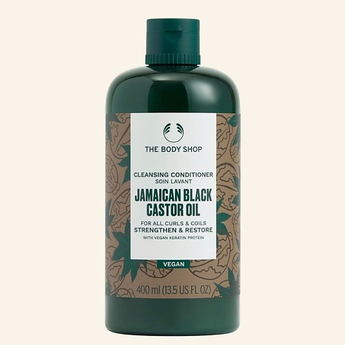 

THE BODY SHOP Очищающий питательный кондиционер Jamaican Black Castor Oil для кудрявых волос 400, Очищающий питательный кондиционер Jamaican Black Castor Oil для кудрявых волос
