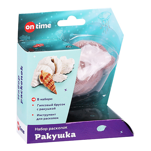 

ON TIME Набор раскопки для детей "Ракушка", Набор раскопки для детей "Ракушка"