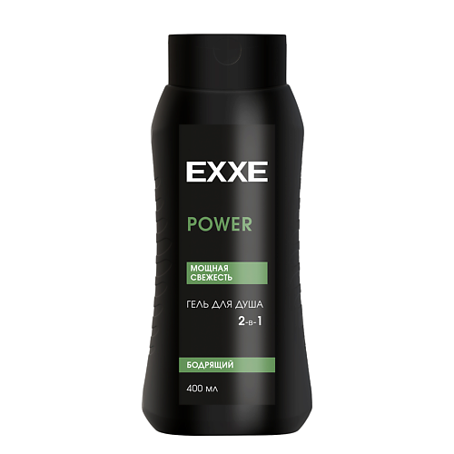

EXXE MEN Гель для душа 2в1 "Бодрящий" POWER 400, MEN Гель для душа 2в1 "Бодрящий" POWER
