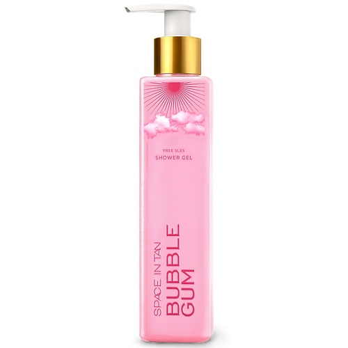 

SPACE IN TAN Гель для душа с ароматом Bubble Gum без SLES 200, Гель для душа с ароматом Bubble Gum без SLES