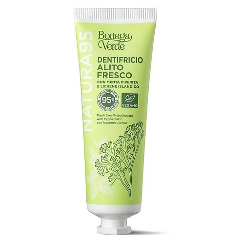 

BOTTEGA VERDE Зубная паста «Свежее дыхание» Fresh Breath Toothpaste 75, Зубная паста «Свежее дыхание» Fresh Breath Toothpaste