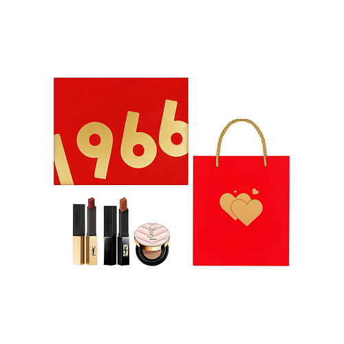 

YVES SAINT LAURENT Подарочный набор “1966” с помадой Rouge Pur Couture The Slim, Подарочный набор “1966” с помадой Rouge Pur Couture The Slim