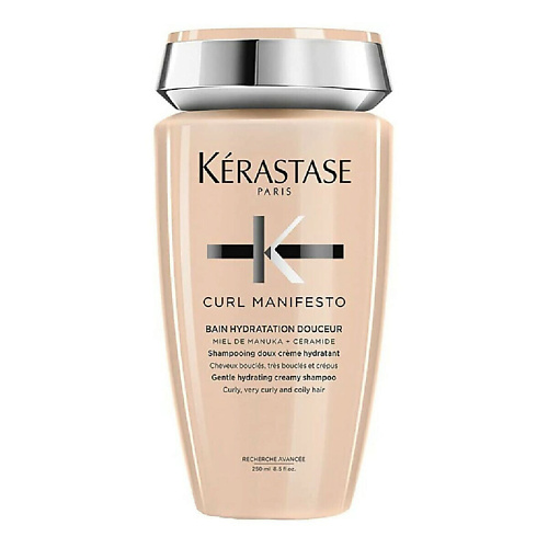 

KERASTASE Мягкий увлажняющий кремовый шампунь для кудрявых волос Curl Manifesto 250, Мягкий увлажняющий кремовый шампунь для кудрявых волос Curl Manifesto