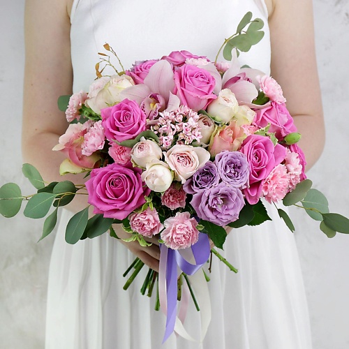 

БУКЕТ МАРКЕТ ДАРИТЕ С УДОВОЛЬСТВИЕМ Букет невесты из роз, гвоздик и орхидей, Букет невесты из роз, гвоздик и орхидей