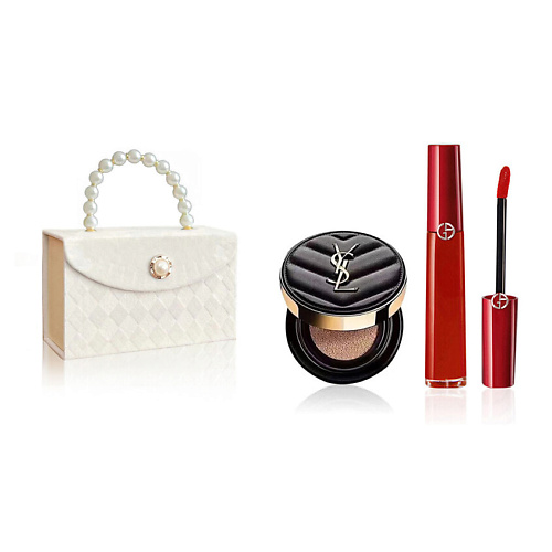 

GIORGIO ARMANI Подарочный набор: Жидкая помада+Leather Air Cushion, Подарочный набор: Жидкая помада+Leather Air Cushion