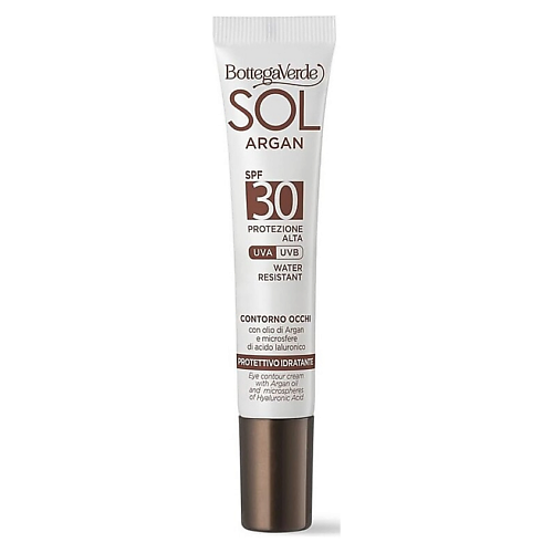 

BOTTEGA VERDE Защитный крем для кожи вокруг глаз Sol Argan Eye Contour Cream SPF30 10, Защитный крем для кожи вокруг глаз Sol Argan Eye Contour Cream SPF30