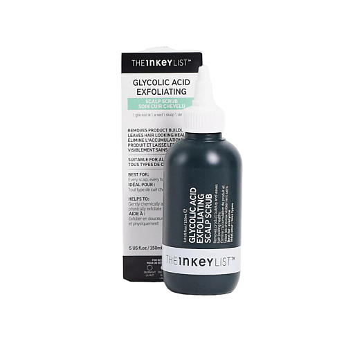 

THE INKEY LIST Отшелушивающий скраб для кожи головы с гликолевой кислотой 150, Отшелушивающий скраб для кожи головы с гликолевой кислотой