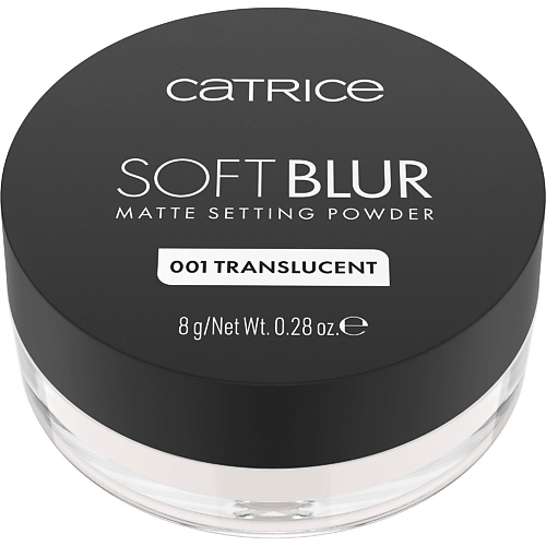 Пудра для лица CATRICE Пудра рассыпчатая матирующая Soft Blur Matte Setting Powder