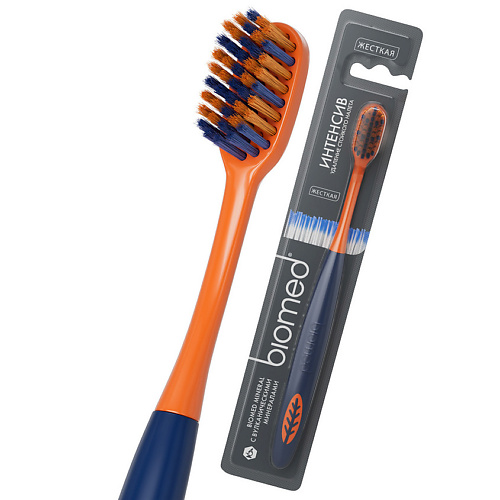 

BIOMED Комплексная зубная щетка жесткая Mineral, Комплексная зубная щетка жесткая Mineral