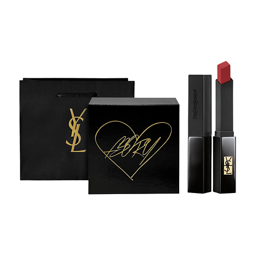 

YVES SAINT LAURENT Подарочный набор с помадой YSL Black Gold Box, Подарочный набор с помадой YSL Black Gold Box