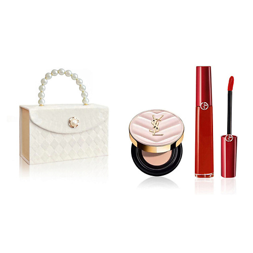 

GIORGIO ARMANI Подарочный набор: Жидкая помада+Leather Air Cushion, Подарочный набор: Жидкая помада+Leather Air Cushion