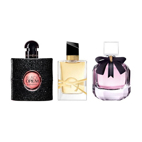 

YVES SAINT LAURENT Набор миниатюр парфюмерной воды: Libre + Black Opium + Mon Paris, Набор миниатюр парфюмерной воды: Libre + Black Opium + Mon Paris