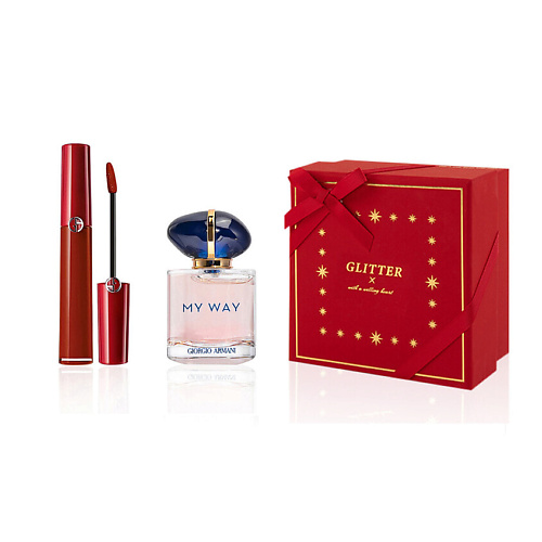 

GIORGIO ARMANI Подарочный набор My Way+жидкая помада для губ, Подарочный набор My Way+жидкая помада для губ