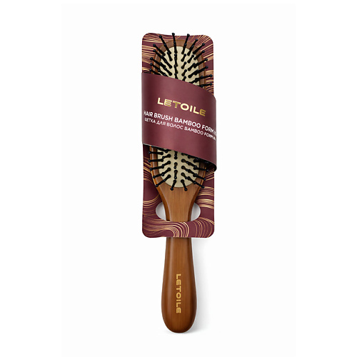 

ЛЭТУАЛЬ Щётка для волос Letoile Hair Brush Bamboo Form № 4, Щётка для волос Letoile Hair Brush Bamboo Form № 4