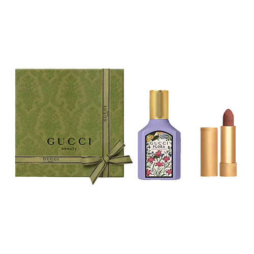 

GUCCI Парфюмерная вода Flora Gorgeous Magnolia + Матовая помада Rouge à Lèvres Mat, Парфюмерная вода Flora Gorgeous Magnolia + Матовая помада Rouge à Lèvres Mat