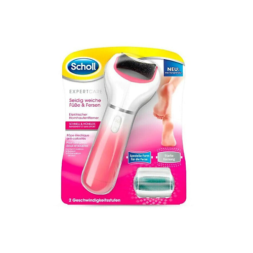 

SCHOLL Электрическая пилка Velvet Smooth и сверхгрубая головка, Электрическая пилка Velvet Smooth и сверхгрубая головка