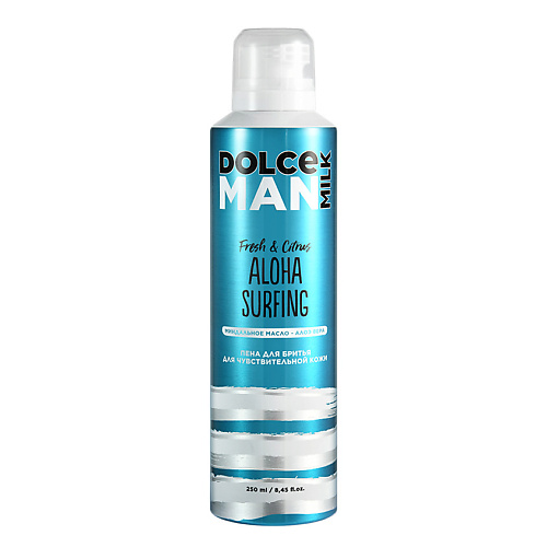 

DOLCE MILK Пена для бритья для чувствительной кожи Aloha Surfing 1, Пена для бритья для чувствительной кожи Aloha Surfing