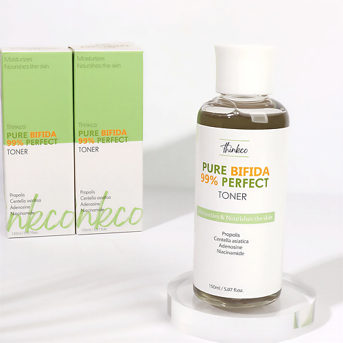 

THINKCO Тонер увлажняющий, на основе бифидобактерий 99% Pure Bifida 99% Perfect TONER 150, Тонер увлажняющий, на основе бифидобактерий 99% Pure Bifida 99% Perfect TONER