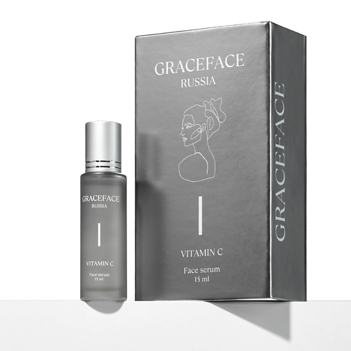 

GRACE FACE Сыворотка для лица с витамином С во флаконе с роликом 15, Сыворотка для лица с витамином С во флаконе с роликом